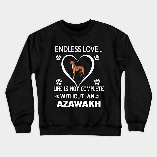 Azawakh Lovers Crewneck Sweatshirt by bienvaem